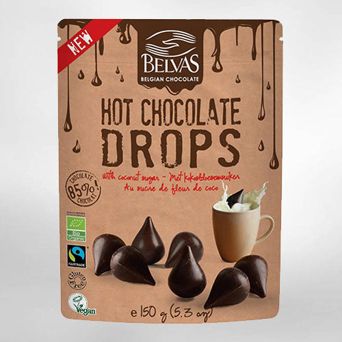 Hot Chocolate Drops 150g Belvas